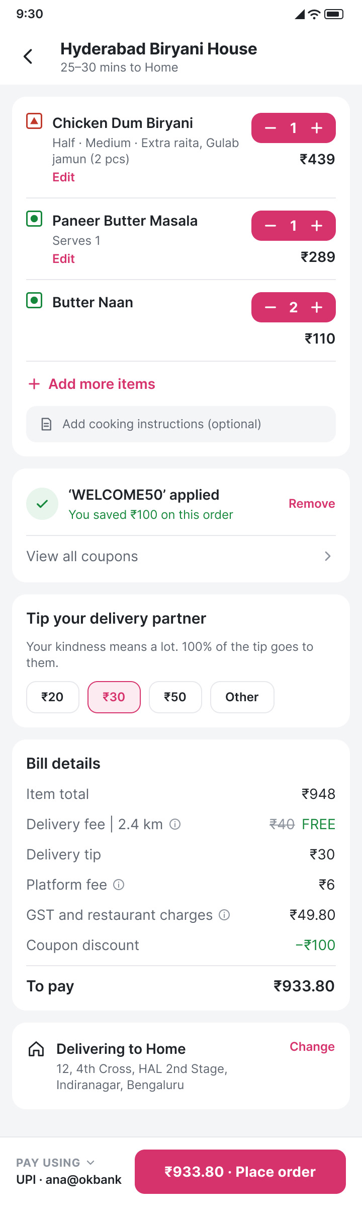 Forkful: Cart