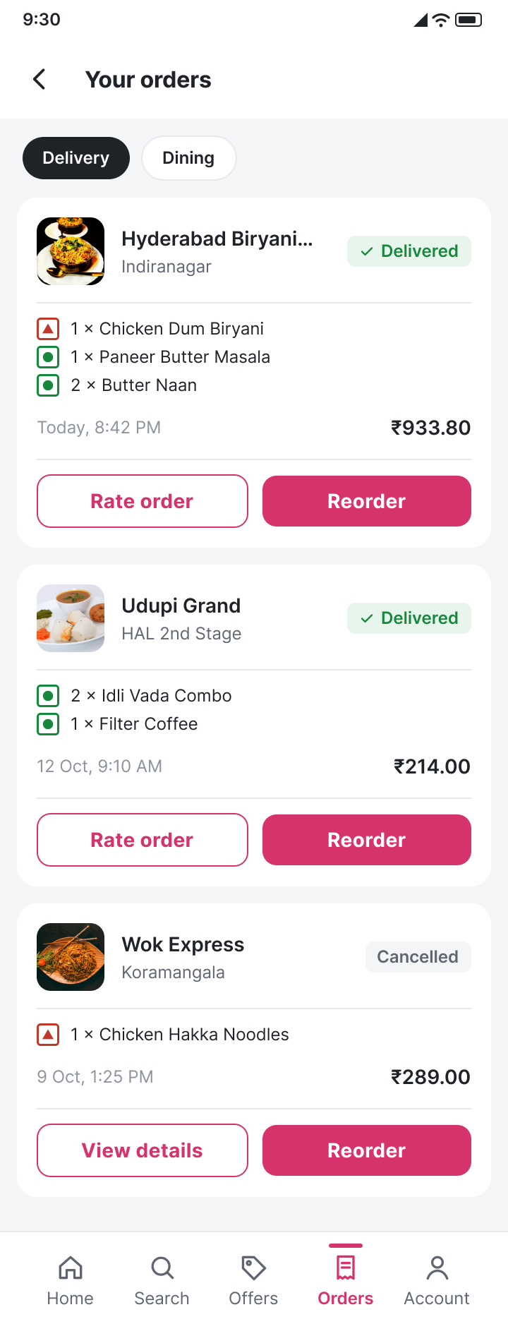 Forkful: Your orders