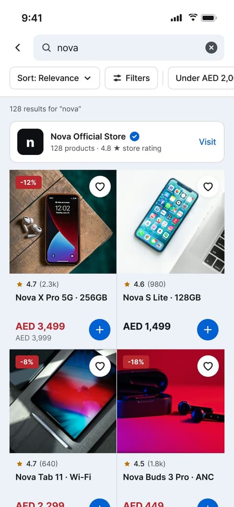 Tekvo Customer app: 27 · Search results
