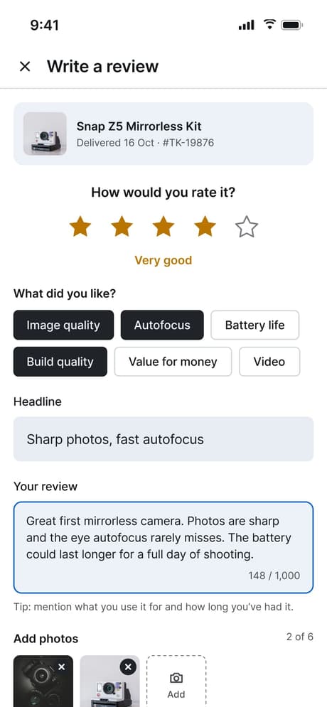 Tekvo Customer app: 31b · Write a review