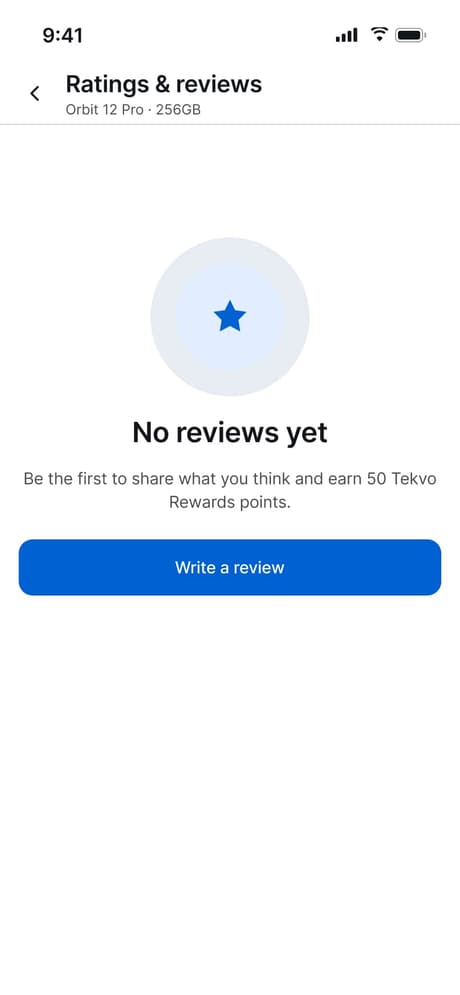 Tekvo Customer app: 37j · No reviews