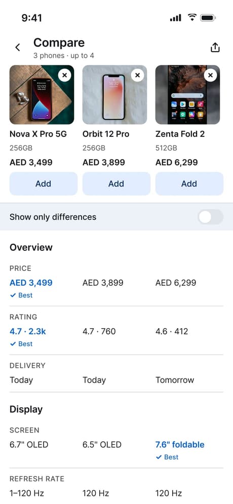 Tekvo Customer app: 42 · Compare
