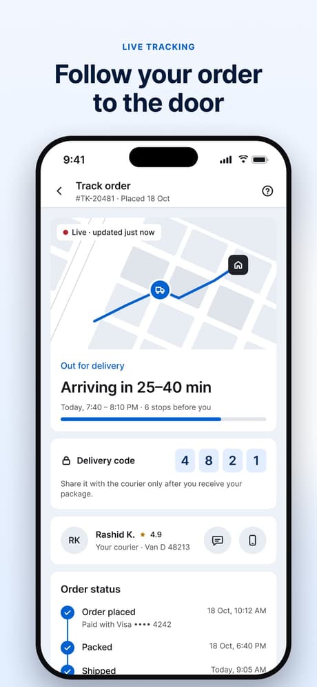 Tekvo store: App Store · 6.9in · 06