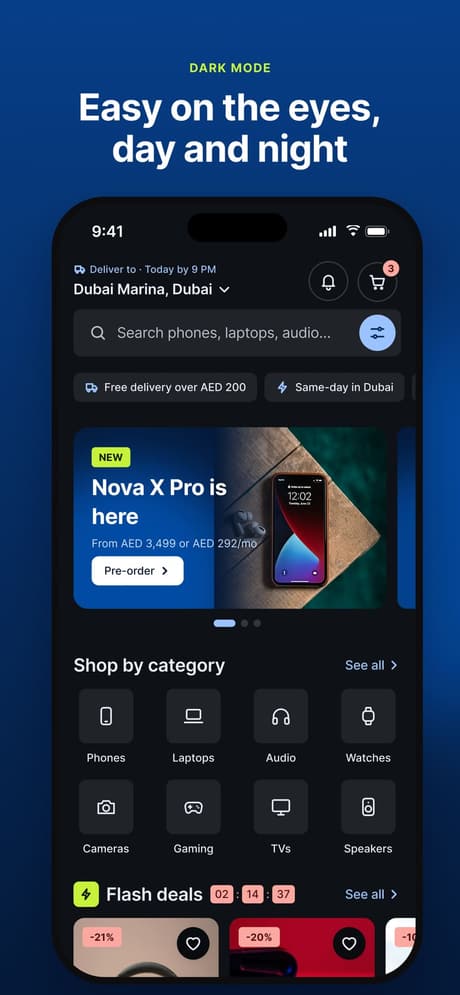 Tekvo store: App Store · 6.9in · 07