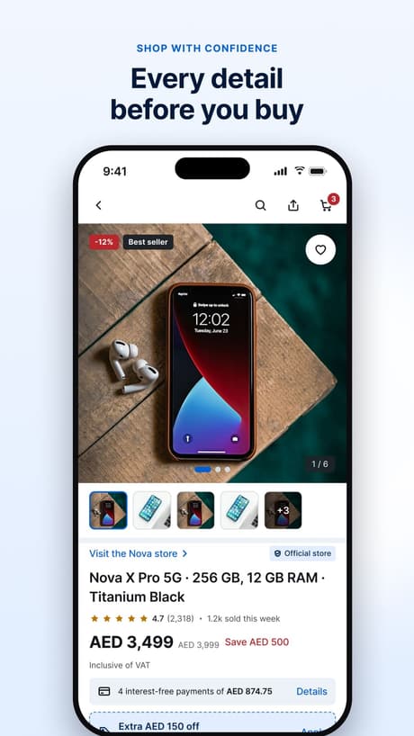 Tekvo store: Google Play · Phone · 02