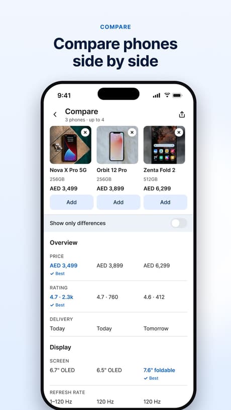Tekvo store: Google Play · Phone · 04