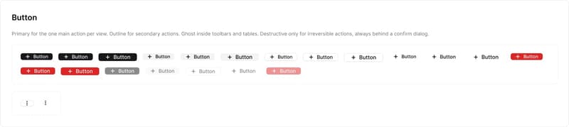 Tekvo Web components: Button