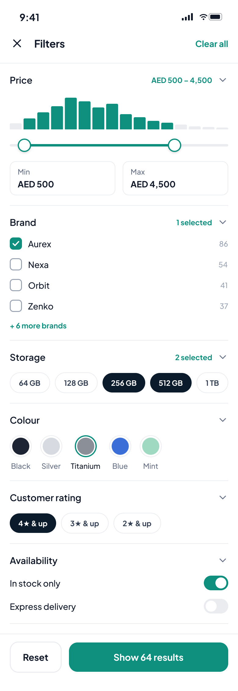 Voltline: Filters