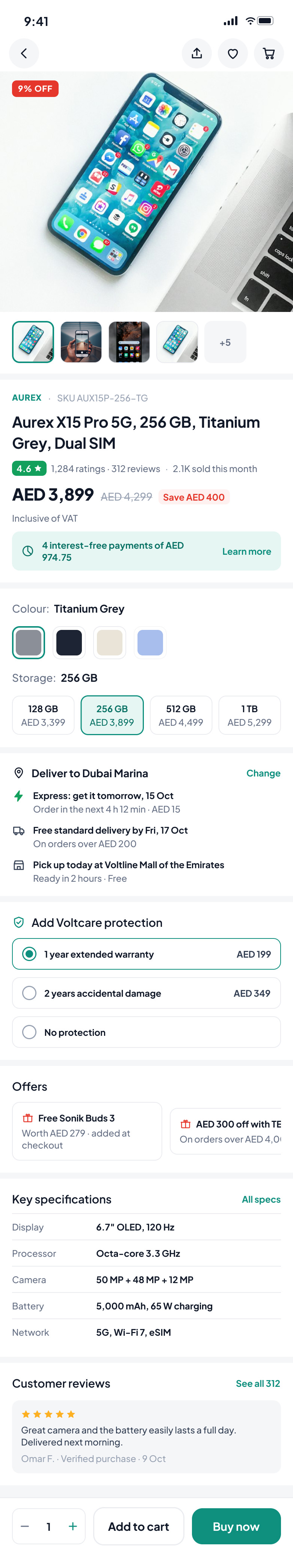 Voltline: Product detail